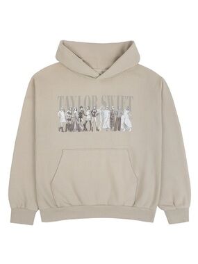 TAYLOR SWIFT • TTPD ERAS BEIGE HOODIE